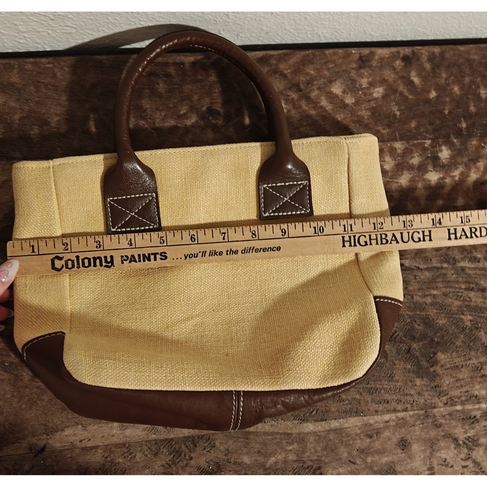 Chris Birchfield  Woven Bag Leather Trim - Picture 4 of 13